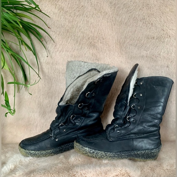 Mukluks black winter boots - Picture 3 of 10